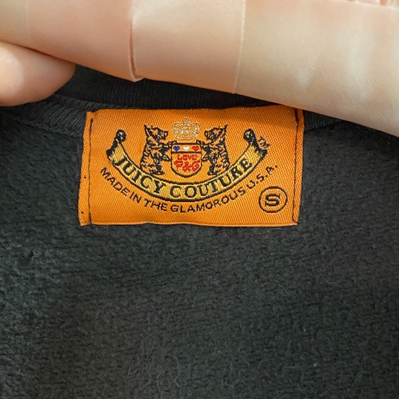 AUTHENTIC Y2K RARE Juicy Couture “Yo Juicy” Tracksuit Zip-up Sweater Top - Picture 8 of 9